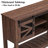 Yasmine 46" Farmhouse Console Table,Entryway Table  With Sliding Barn Door-1018145226