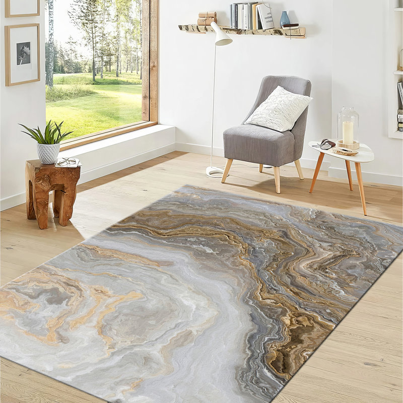 Exquisite Floral Design With Pile Soft Type Printed Rug for Enhancing the Elegant Appeal of Your Space, Rectangle 2'4" x 3'3"