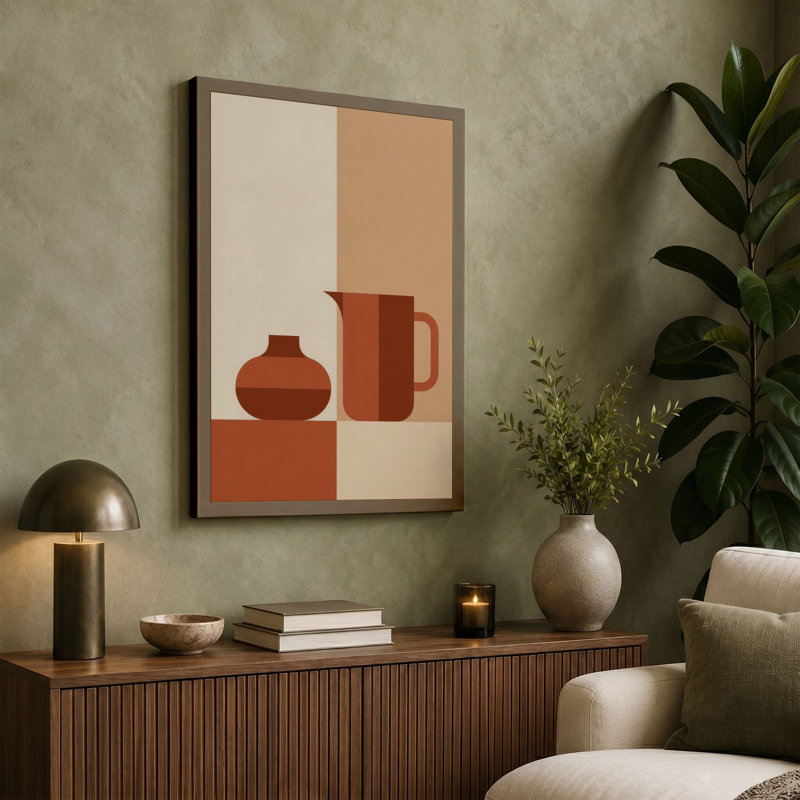 Print, 30x20 - 76.2 x 50.8 cm, Terracotta Border