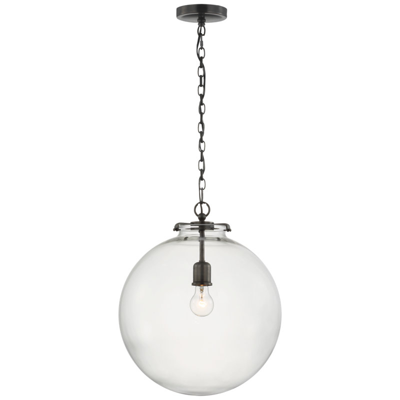 Katie 1 - Light Pendant, Bronze, Clear