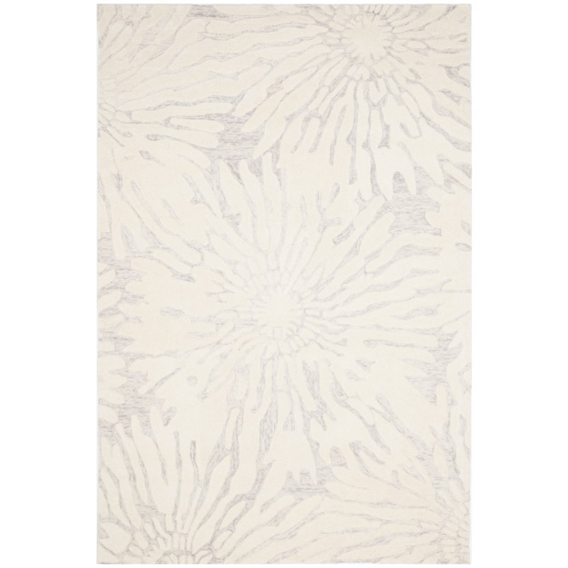 Jefferson Hand Tufted Wool Abstract Rug, Rectangle 4' x 6'
