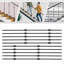 Balustres 10Pcs Les balustres supportent une rampe industrielle pour tuyaux d'escalier