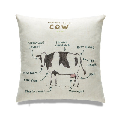 Animal Print Pillow With Polyester Insert