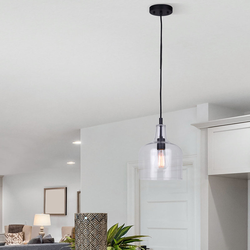 Curcio 1 - Light Single Pendant, Black