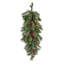The Holiday Aisle® 36" Glistening Pine Teardrop with LED Lights