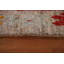 Tapis orange / bleu / vert en laine noué à la main de conception unique 6 pi 10 po x 9 pi 10 po New Age