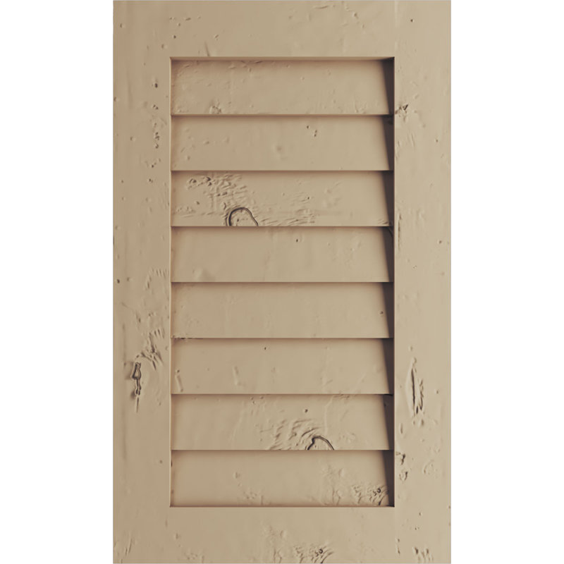 Évent rectangulaire en faux bois Timberthane, Pin noueux, H 39 po x l 28 po x L 1 po