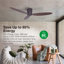 Radar 52in 3-Blades Indoor Ceiling Fan with Remote Control-1047451334