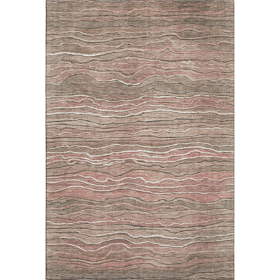 Premium Machine Washable Varroville AMF1704 Stripes Rug