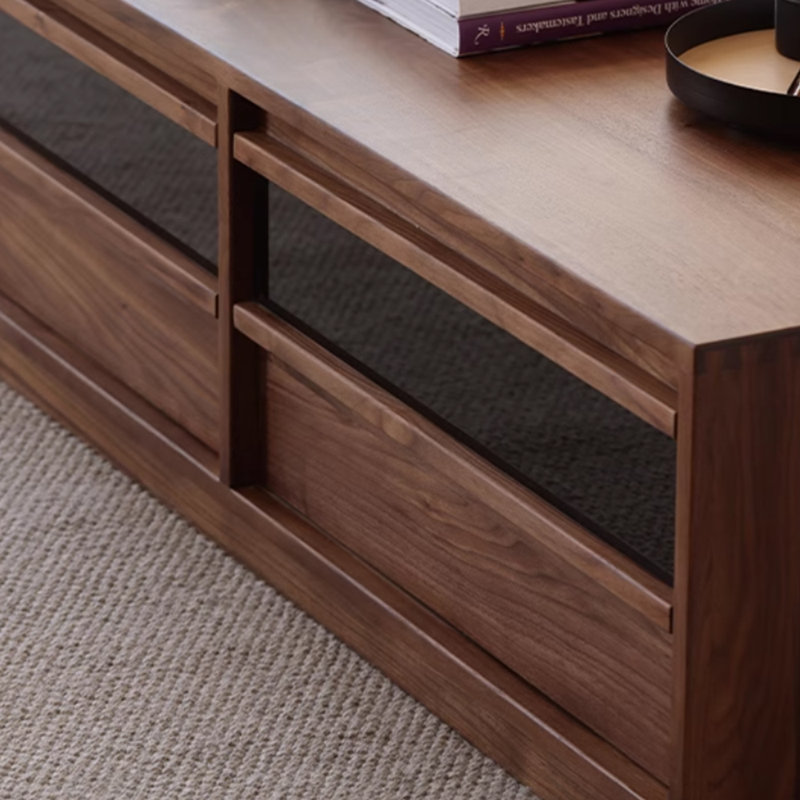 Retro minimalist design coffee table, 15.74" H x 55.11" L x 25.59" W