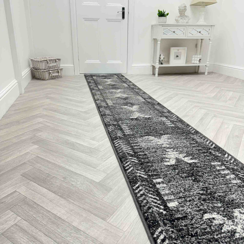 Runner Geometric Area Rug, Runner 60 x 150 cm