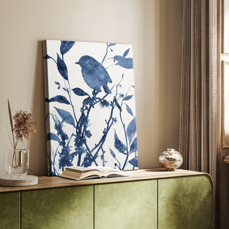 Bluebird Silhouette II - galerie sur mesure, H 18 po x l 12 po