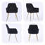 Ensemble de 2 chaises de salle à manger rembourrées, chaises d'appoint modernes à dossier moyen-1631097422-1631097420