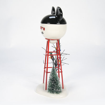 Disney Village Mickey' Water Tower Village Building 11.9in H