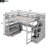 Rodriques Kids Full Loft Bed-229928760