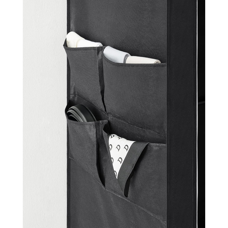 Guban 130cm Industrial Pipe Clothing Rack, Black