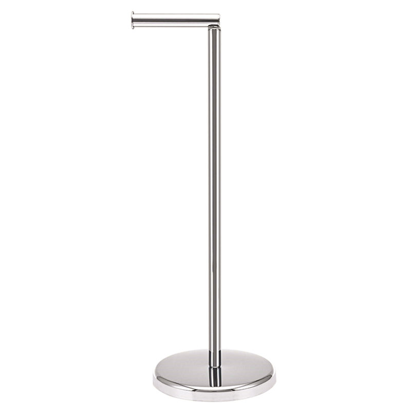 Vanzandt Free Standing Toilet Paper Holder, Silver