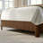 Full Bed Frame With Headboard, Mid Century Modern Fluted Platform Bed, Boho Wooden Bed Base No Box Spring Needed-1785705771-1785705783