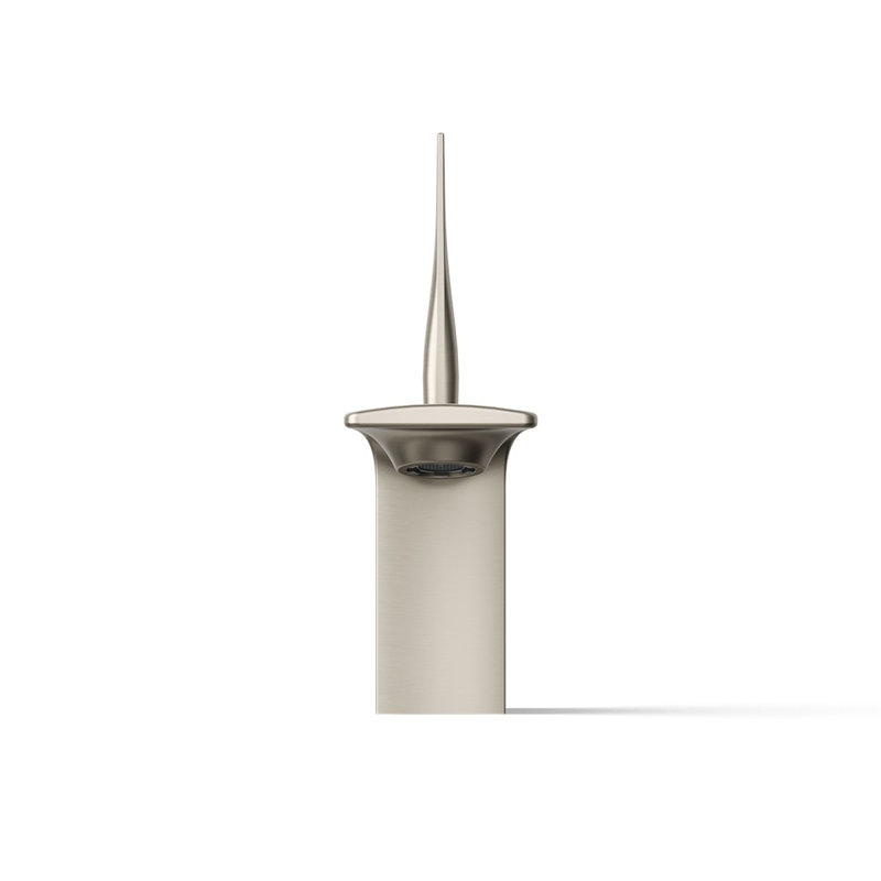 Stance Single-Hole Bathroom Sink Faucet, Nickel brossé éclatant