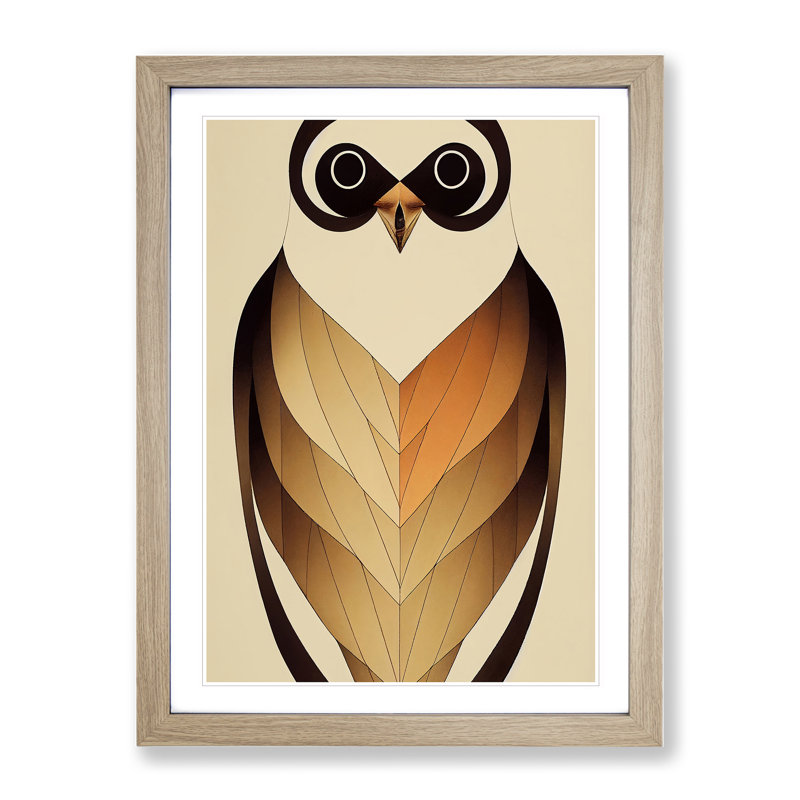 Bird No.2 - Print, 64cm H x 46cm W x 2cm D, Oak Framed Paper