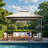 10 Ft. W x 10 Ft. D Steel Patio Gazebo with Double-Tier Roof, 4 Corner Shelves & Mosquito Netting