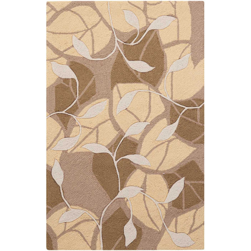 Asiha Floral Indoor Rug, Rectangle 3'6" x 5'6"