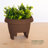 Classic Deck Rail Traditional Plastic Indoor/Outdoor Round Planter-145363522-219984326