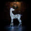 Iridescent Standing Reindeer With 70 White LEDs
