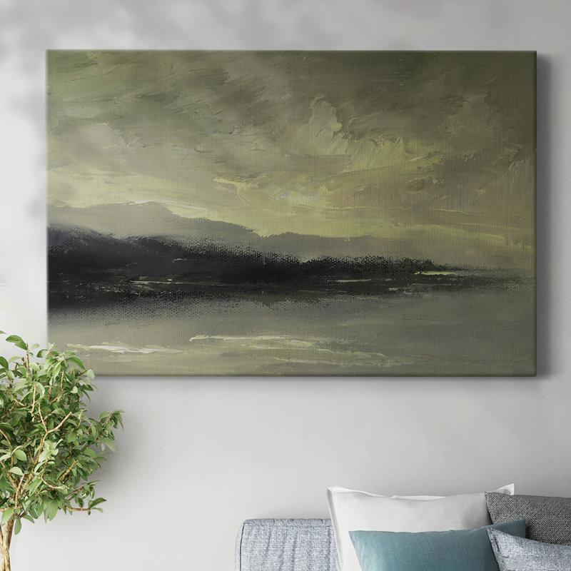 «Coastal Dawn», toile tendue avec châssis, H 12 po x l 18 po