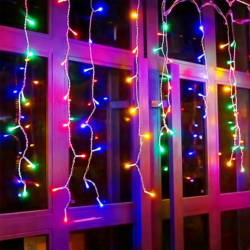 1500cm LED Solar Powered 600 - Bulb Cord String Light
