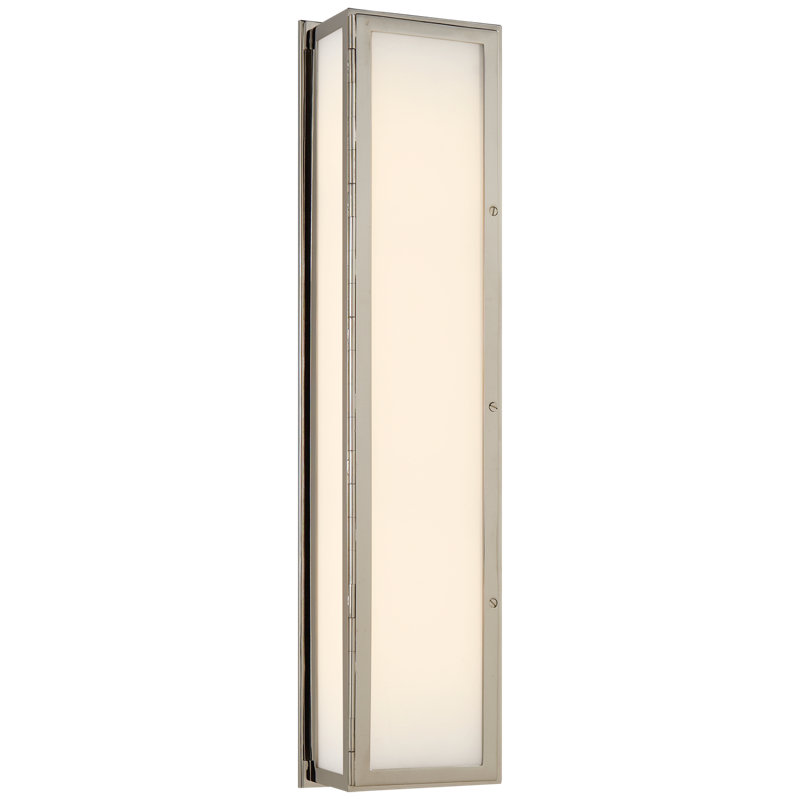 Thomas O'Brien Mercer Long Box Light, Polished Nickel