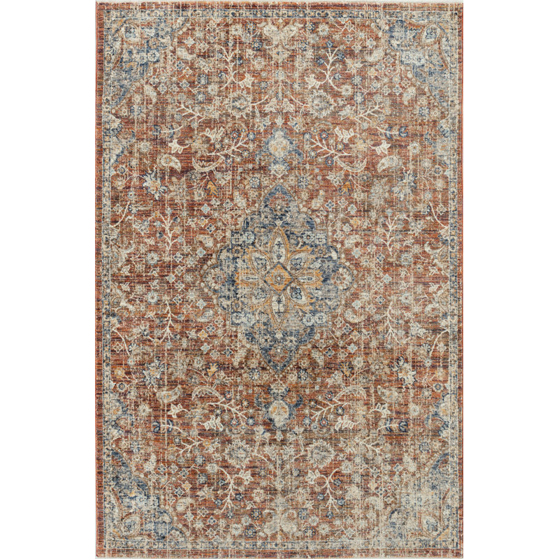 Allart Oriental Indoor Rug, Rectangle 6' x 8'9"
