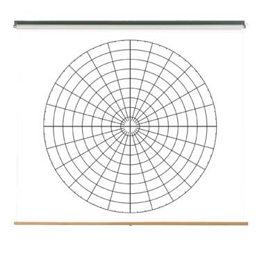 Coordinate Graph Sticker 3 IN. X 3 IN. with Crack and Peel Backing –