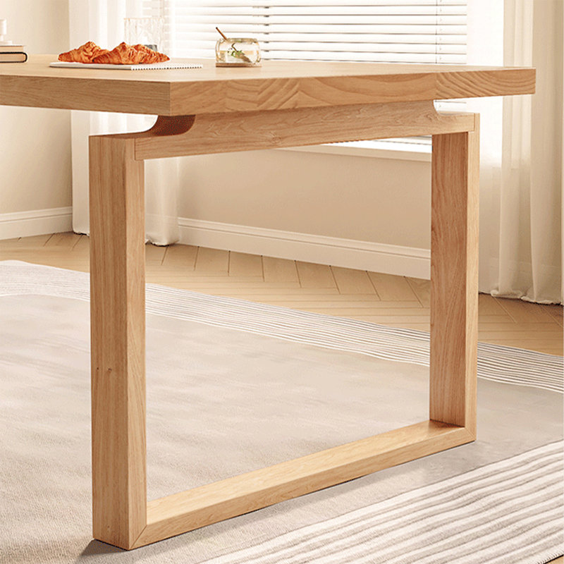 Table de salle à manger Burlywood, H 29,53 po x L 55,12 po x l 27,56 po