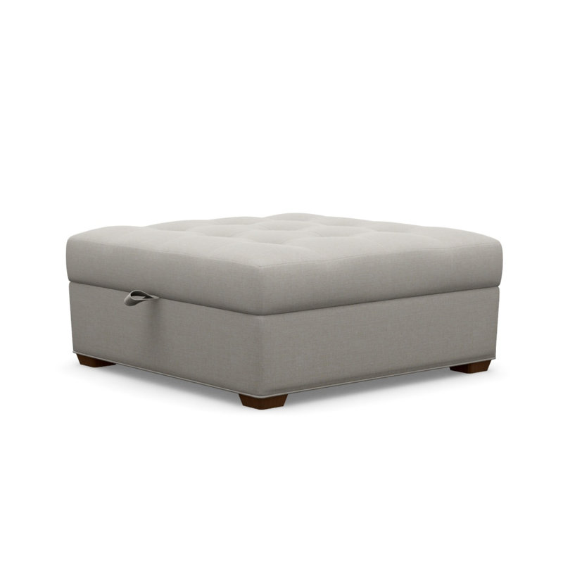 Baxter Square Ottoman, Walnut, Twale 721040