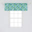 Ensemble de 2 cantonnières de Noël Ambesonne bonhomme de neige vert lime multicolore-100839612