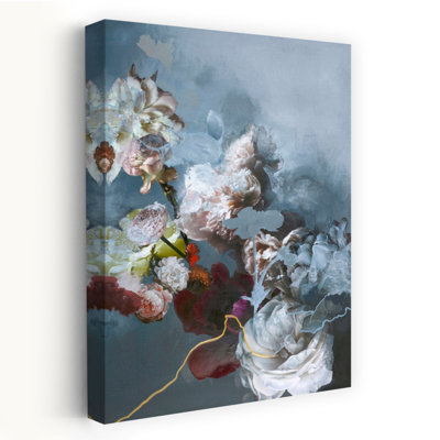 Haute Couture Blue Contemporary Abstract Art