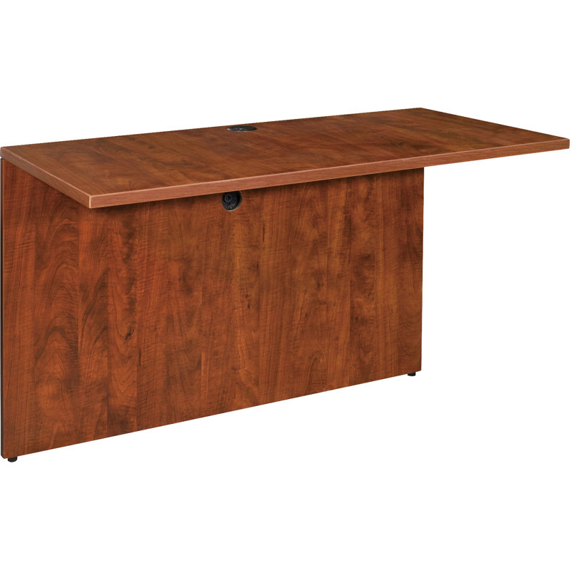 Pont de bureau et connecteur H 29,5 po Essentials Series, Acajou, l 42 po x P 24 po