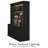 83.4" Tall Modern Bookshelf Suite with Multi-Tier LED Lighting, Sliding Doors & Drawers, Wooden Storage Cabinet for Living Room, Home Office and Bedroom-1065353949-1065353944