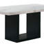 Sièges de table de salle à manger en marbre blanc et noir de style contemporain Maurice 6-1406570693