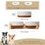 Sesame Glaze Anti-skid Stoneware Elevated Feeder-116384171