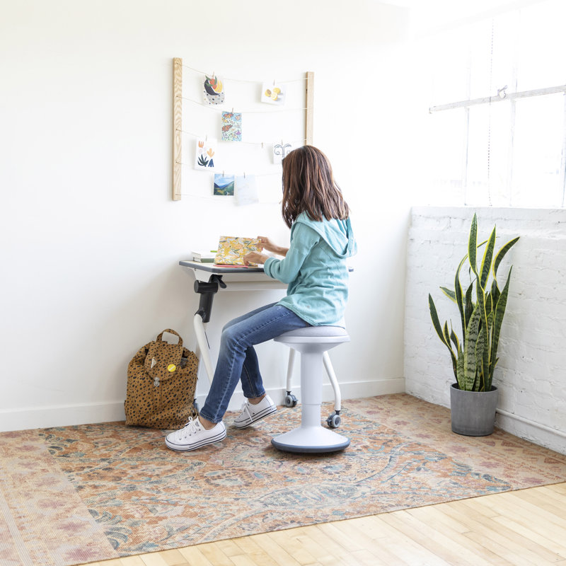 Tabouret ECR4Kids Sitwell, Gris clair