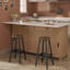 Talayia Counter Stool with Metal Frame-696344994