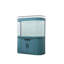 Grand aquarium en verre bleu 51,18 po avec cabinet de filtration inférieur-130019771