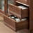 Multi-functional storage solid wood accent chest