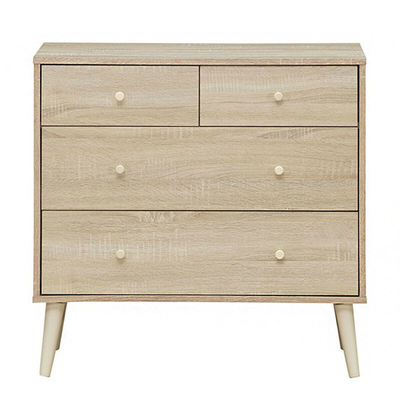 Maldanado 31.5'' W 4 - Drawer Dresser, Oak