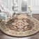 Balthrop Oriental Handmade Tufted Wool Brown/Ivory Area Rug
