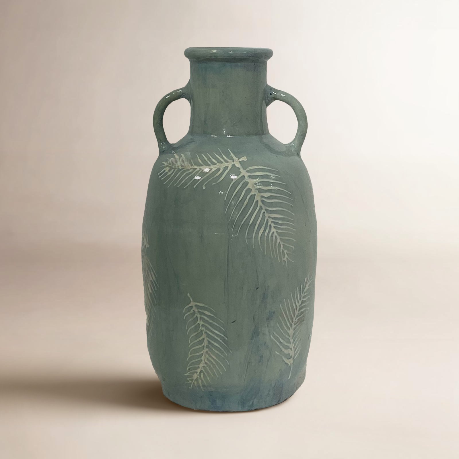 Ambrielle Terracotta Floor Vase