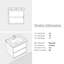 Ensemble de meuble-lavabo simple mural 24 po Zelk