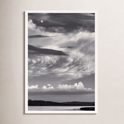 Garden Sign Island Lake Moon by Peter Dušek - Single Picture Frame Photograph